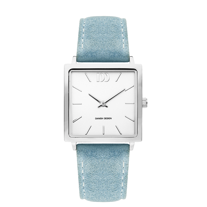 danish design Miami Silver Light Blue Suede