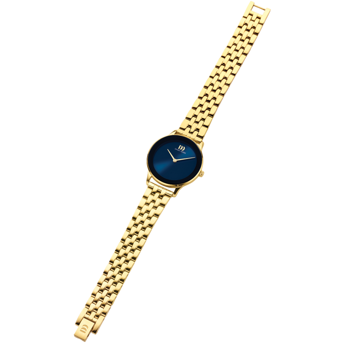 Danish Design Nostalgi 1988 Goud Blauwe Link