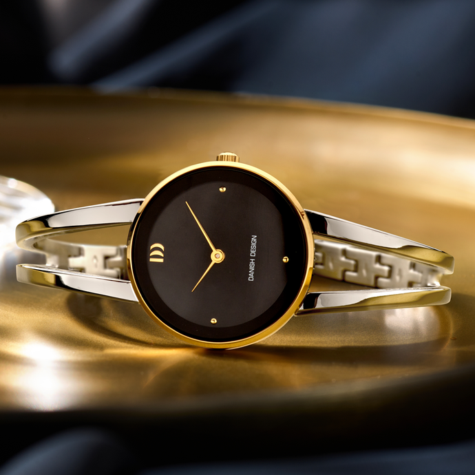 Danish Design Nostalgi 1988 Two-Tone Zwarte Bangle