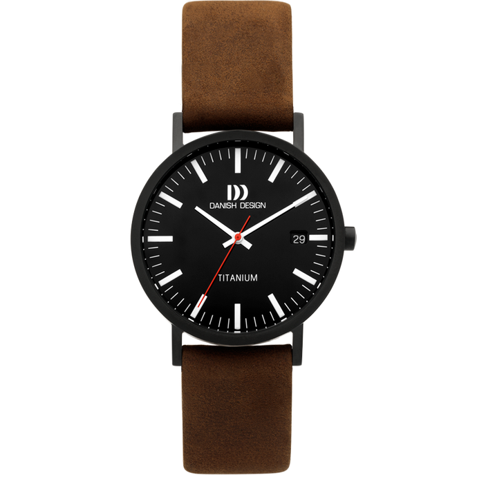 danish design Rhine Black Brown Date Medium