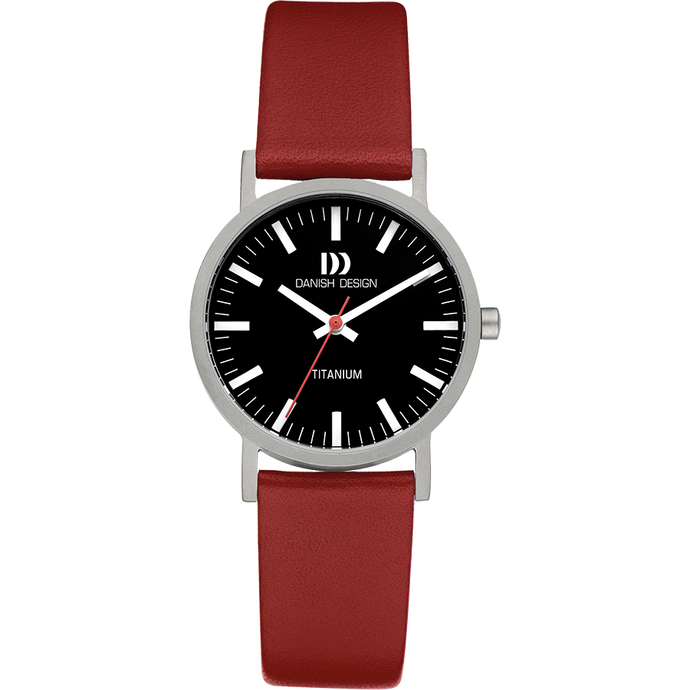 danish design Rhine Black Red Small