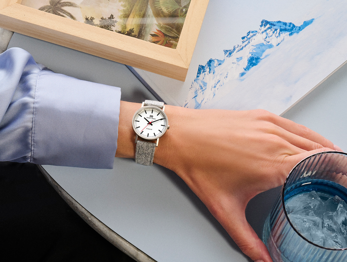 Danish Design Rhine Vegan Light Grey Small