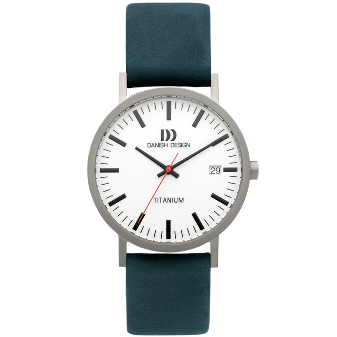 danish design Rhine White Blue Date Large