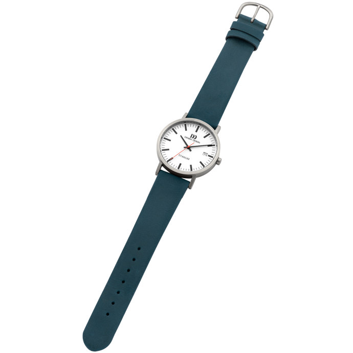 Danish Design Rhine White Blue Date Medium