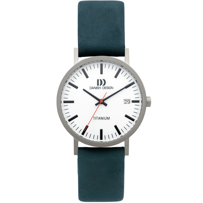 danish design Rhine White Blue Date Medium