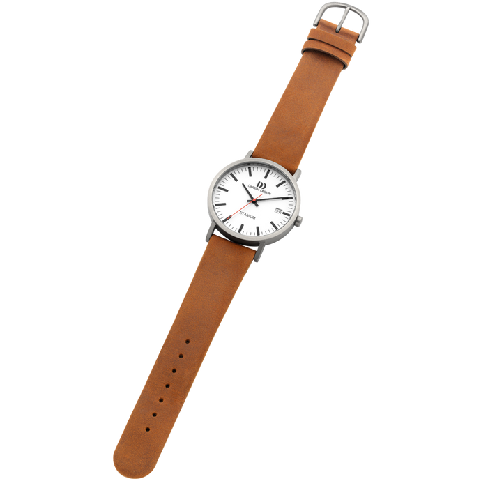 Danish Design Rhine White Camel Date Large