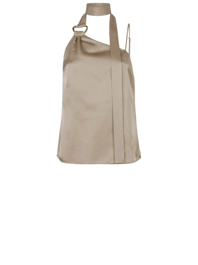 dante 6 Asymmetrische top Beige