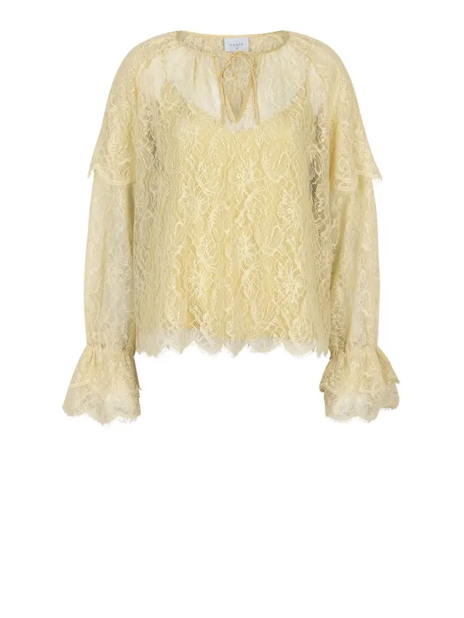 Dante 6 Boho Kantentop Geel