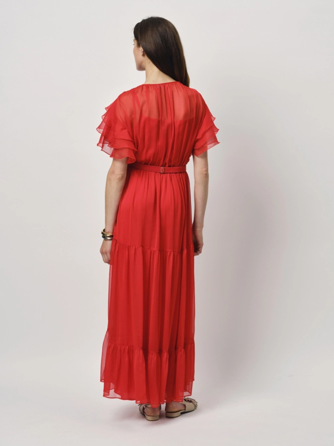 Dante 6 Boho Maxi-jurk Rood
