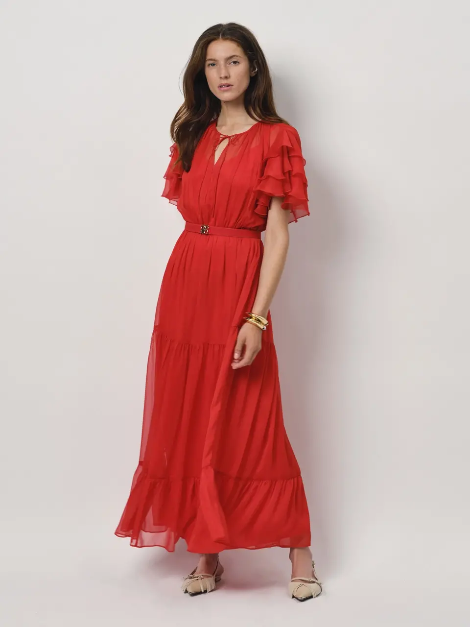 Dante 6 Boho Maxi-jurk Rood