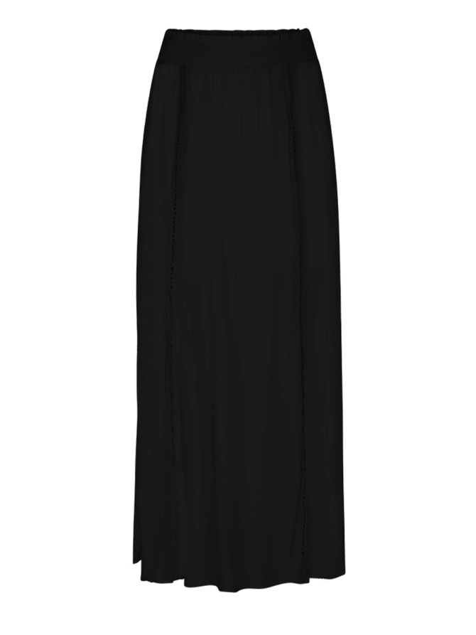 dante 6 Boho maxi-rok Zwart