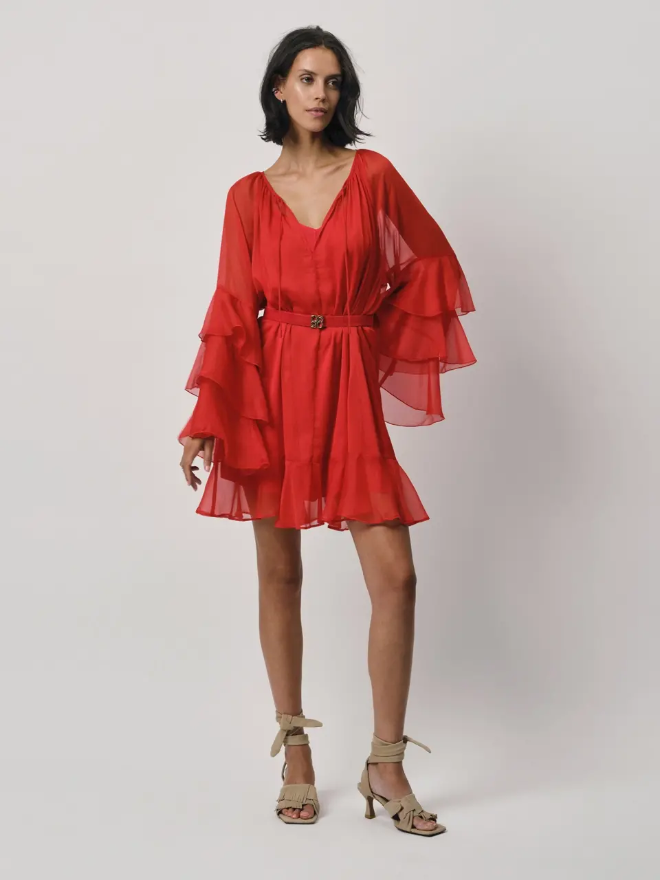 Dante 6 Boho Mini-jurk Rood