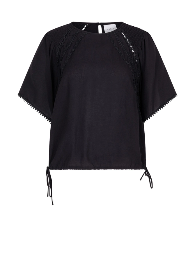 dante 6 Boho top Zwart