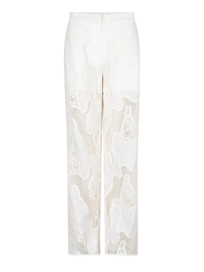 dante 6 Broderie broek Creme