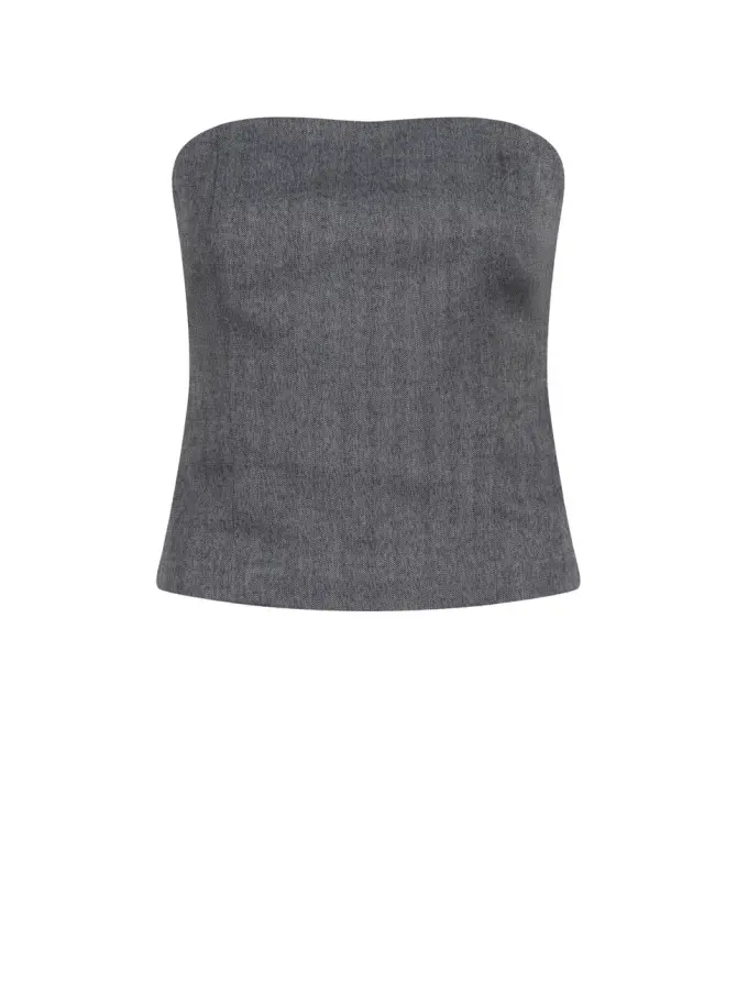 dante 6 Bustier top Donkergrijs