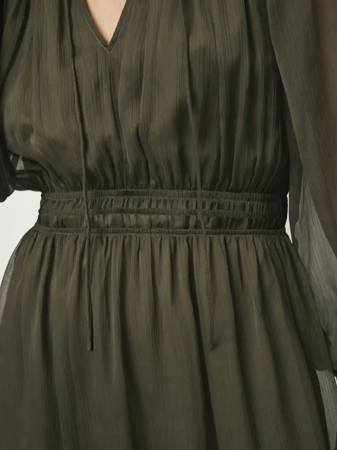 Dante 6 Chiffon Maxi-jurk Donkergroen