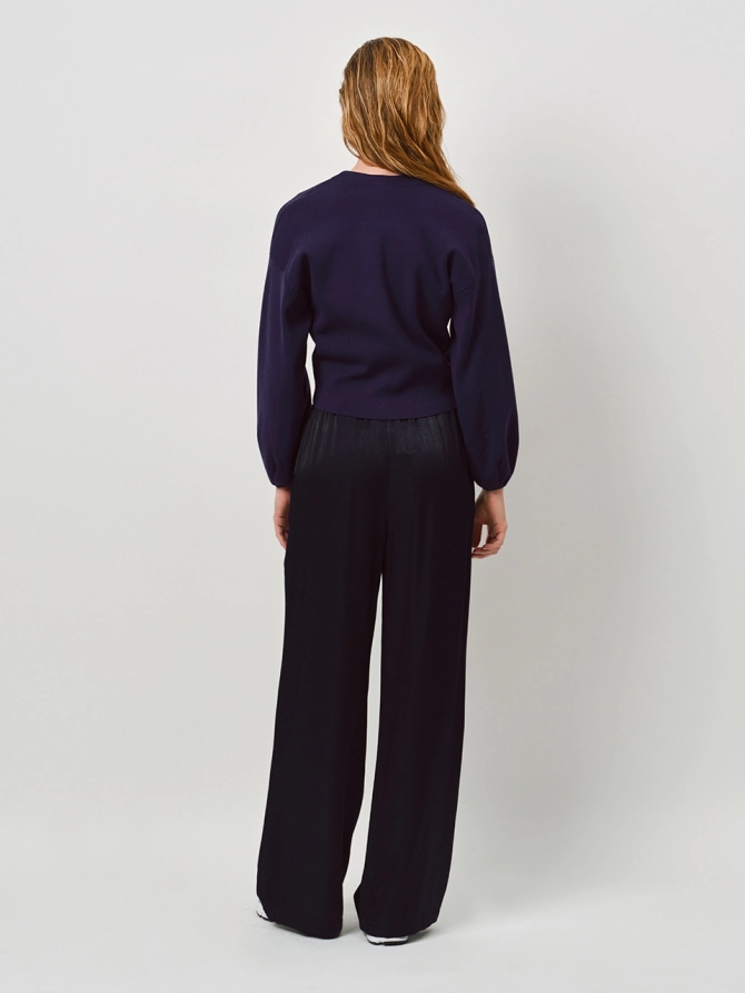 Dante 6 Cropped Cardigan Blauw