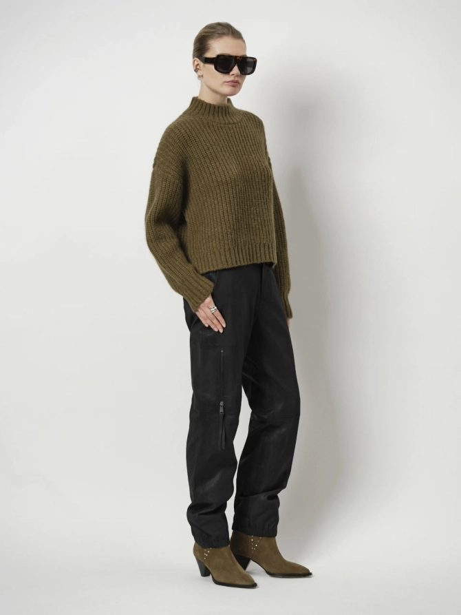 Dante 6 Cropped Coltrui Donkergroen