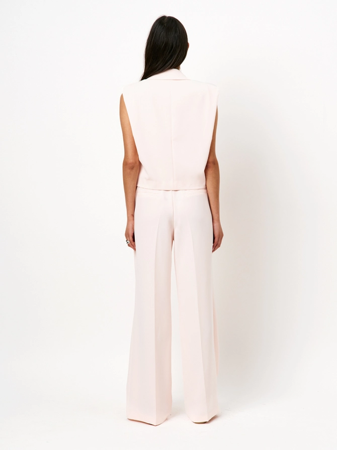 Dante 6 Cropped Gilet Roze