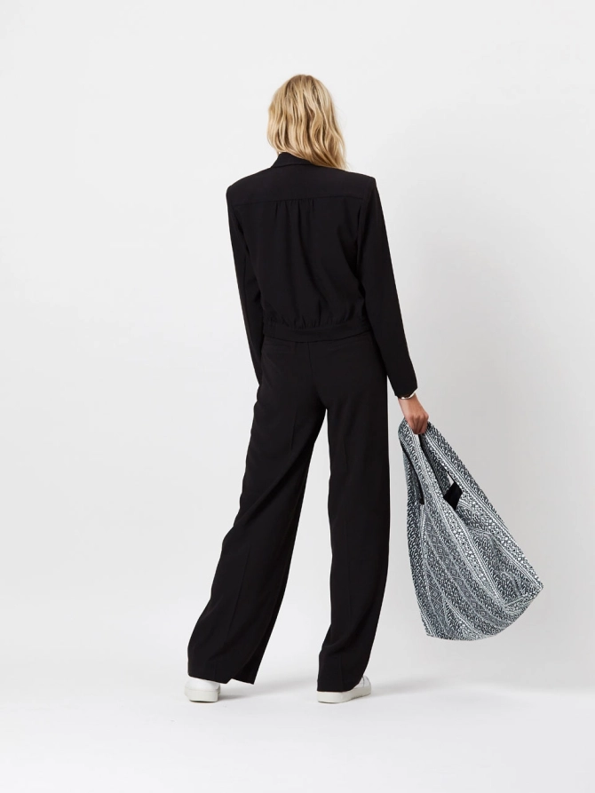 Dante 6 Cropped Jas Zwart