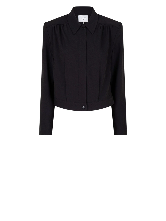 dante 6 Cropped jas Zwart