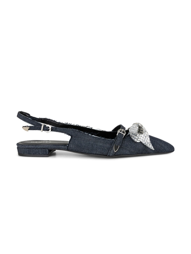 dante 6 Denim slingbacks Dark indigo