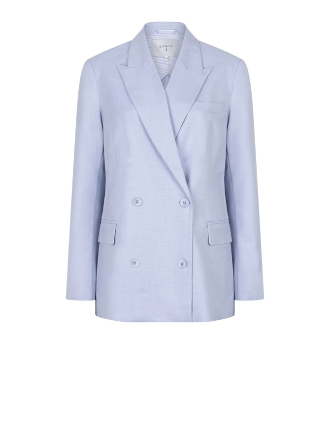 dante 6 Double-breasted blazer Lichtblauw
