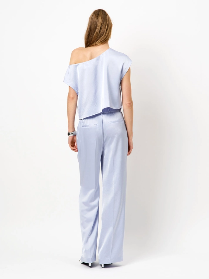 Dante 6 Drapey Crop Top Blauw