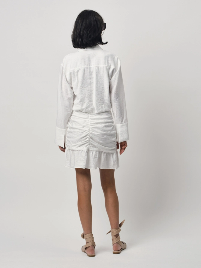 Dante 6 Drapey Minirok Creme