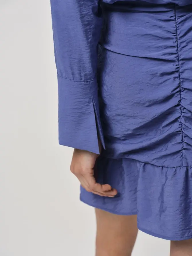 Dante 6 Drapey Minirok Donkerblauw