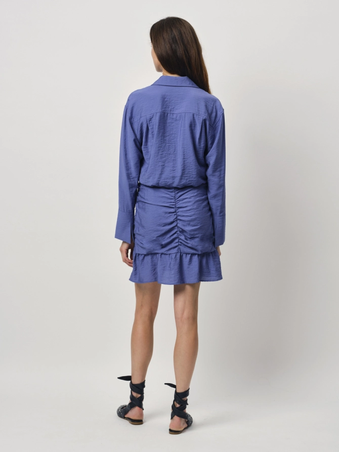 Dante 6 Drapey Minirok Donkerblauw