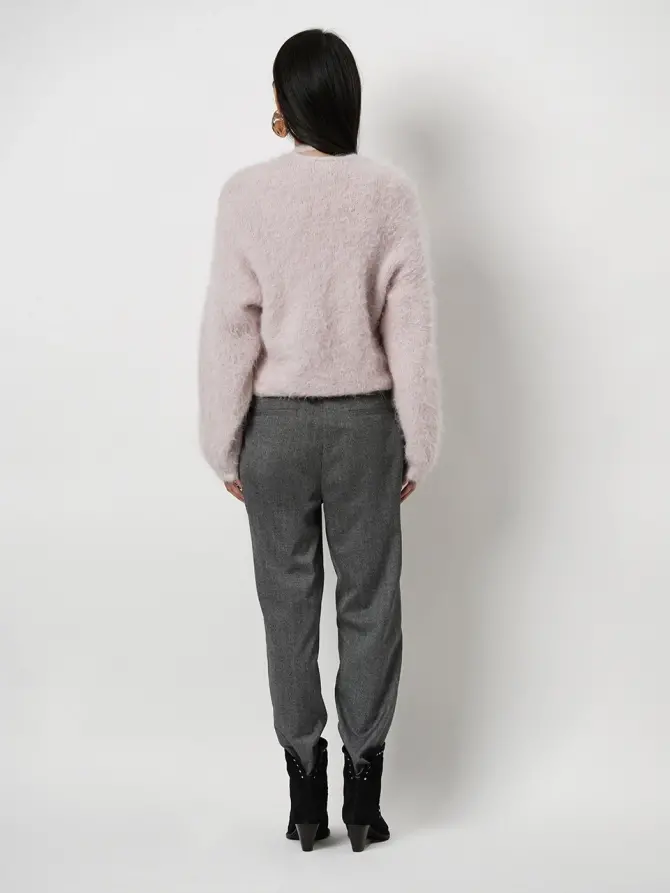 Dante 6 Eendelig Twinset Trui Lichtroze