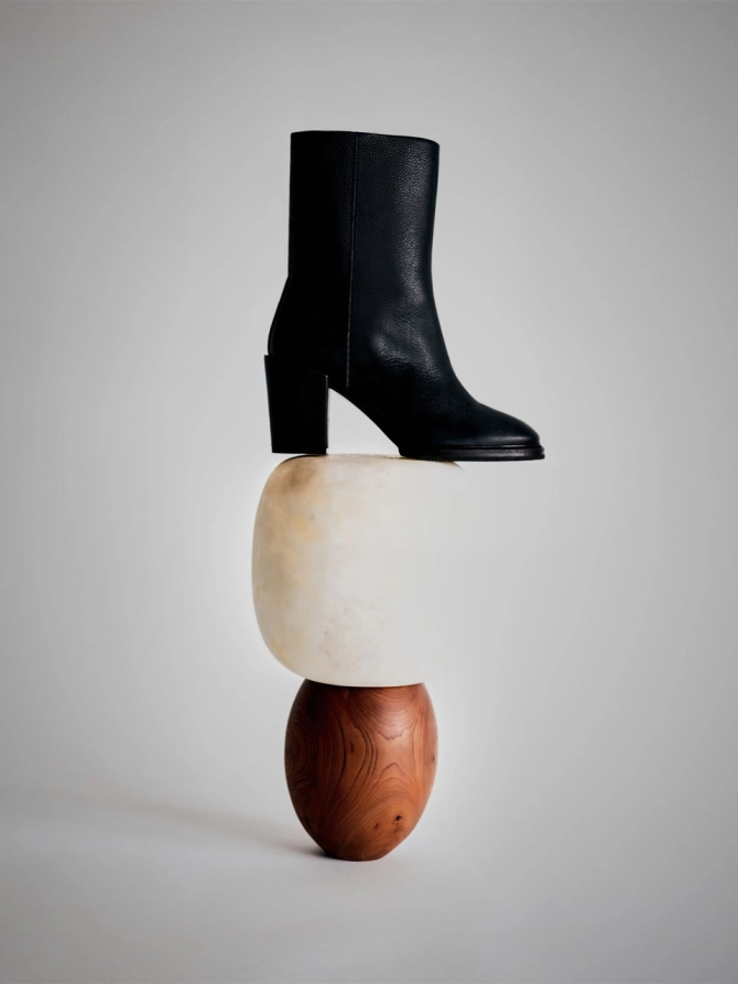 dante 6 Enkellaarzen Zwart