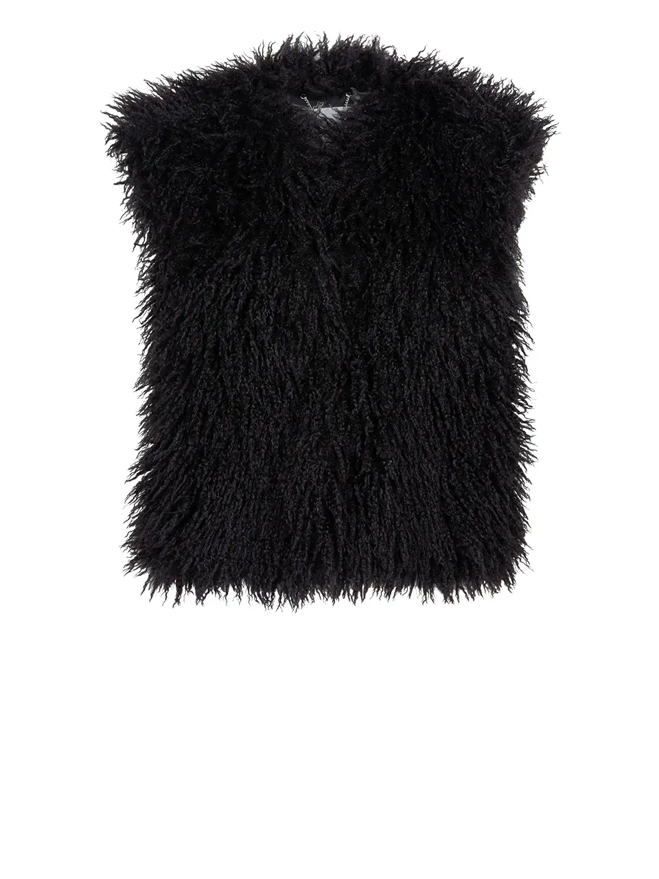 Dante 6 Faux Fur Vest Zwart