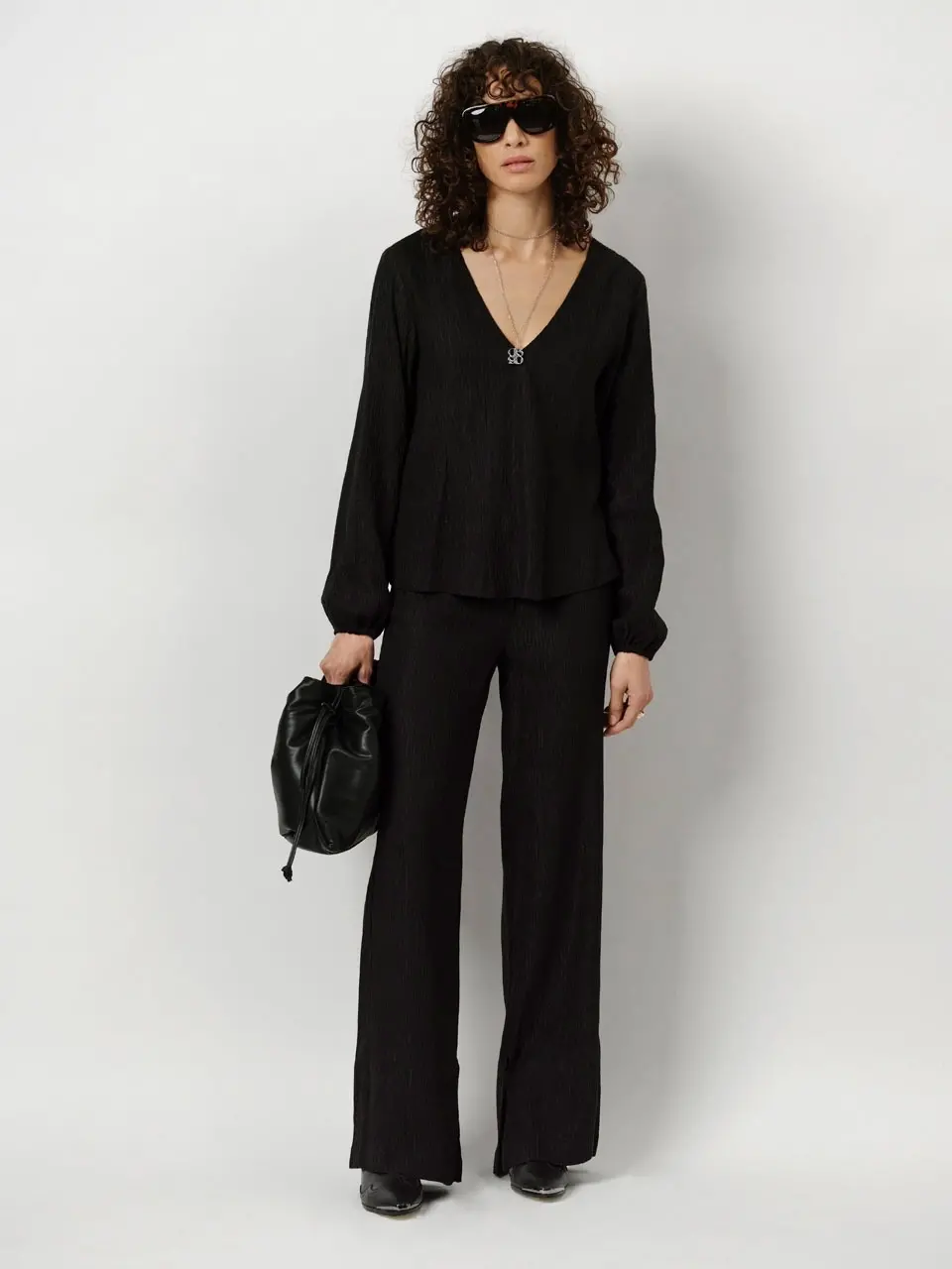 Dante 6 Faux Leren Tas Zwart