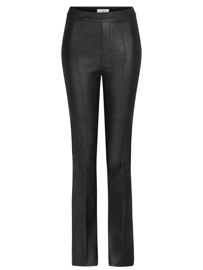 dante 6 Flared suede legging Zwart