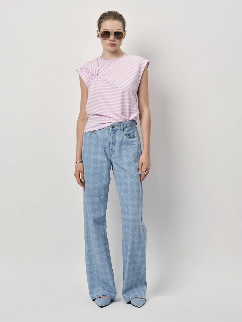 Dante 6 Gestreept Shirt Roze