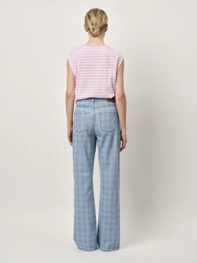 Dante 6 Gestreept Shirt Roze