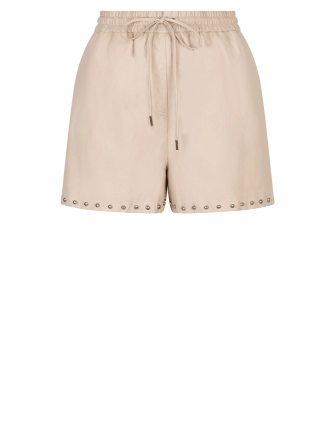 dante 6 Glazed leren short Beige