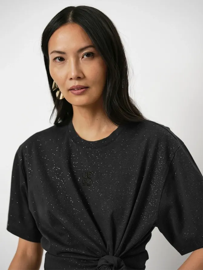 Dante 6 Glitter T-shirt Donkergroen