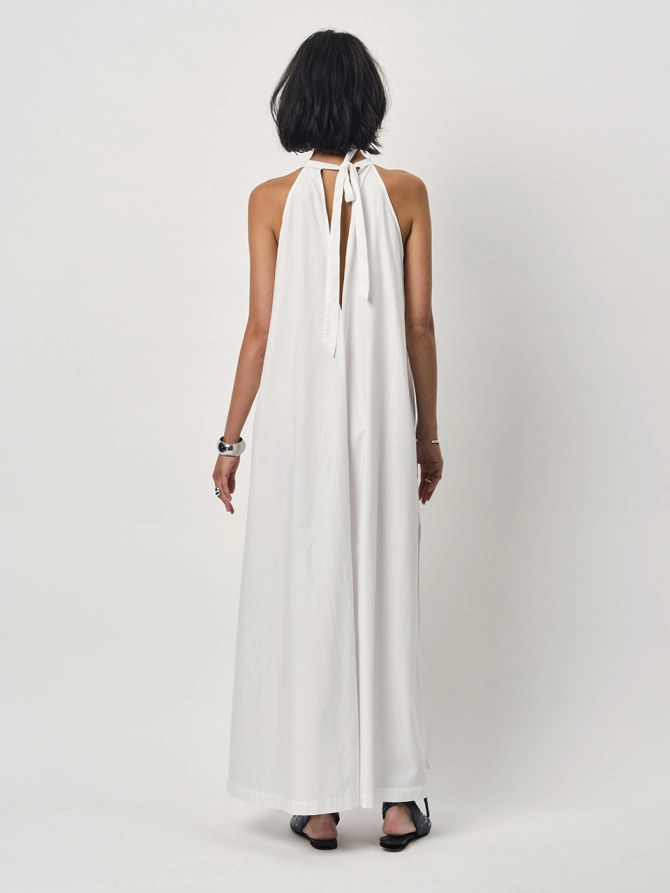 Dante 6 Halter Maxi-jurk Wit