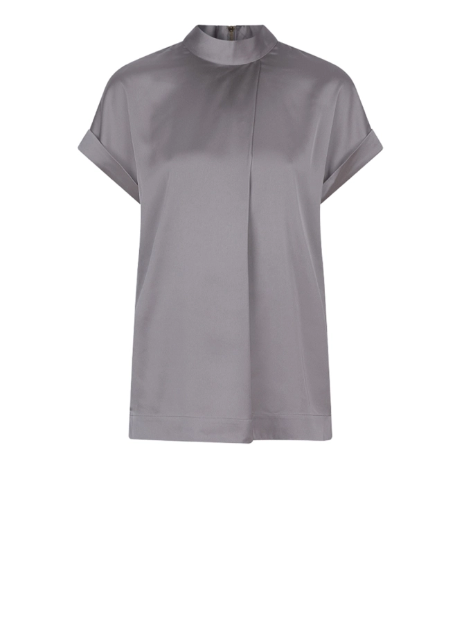 dante 6 Hoge hals top Grijs