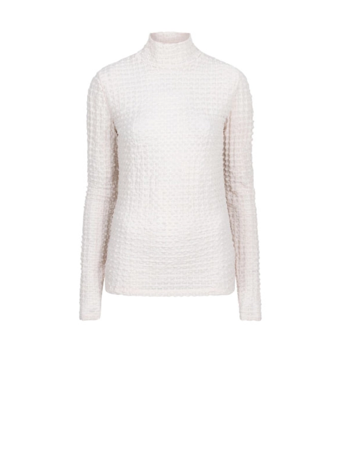 dante 6 Jacquard jersey top Creme