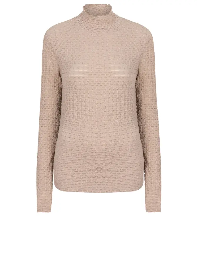dante 6 Jacquard jersey top Taupe