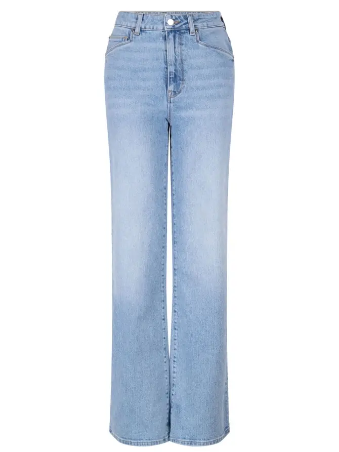 dante 6 Jeans met wijde broekspijpen Blauw