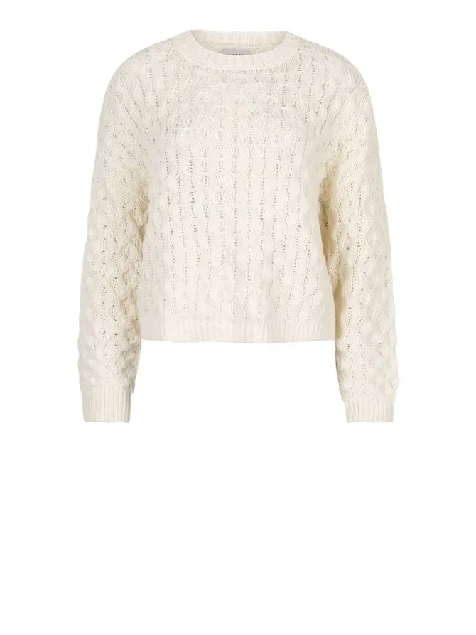 dante 6 Kabeltrui met open rug Creme