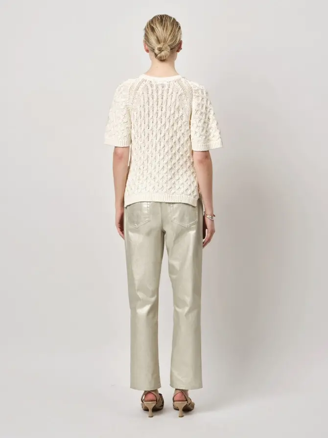 Dante 6 Kabeltrui Met Strikdetail Creme