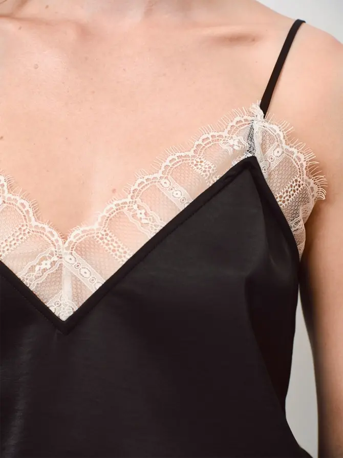 Dante 6 Kanten Camisole Zwart