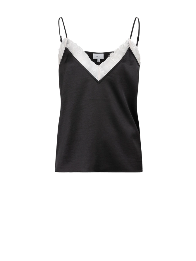 dante 6 Kanten camisole Zwart