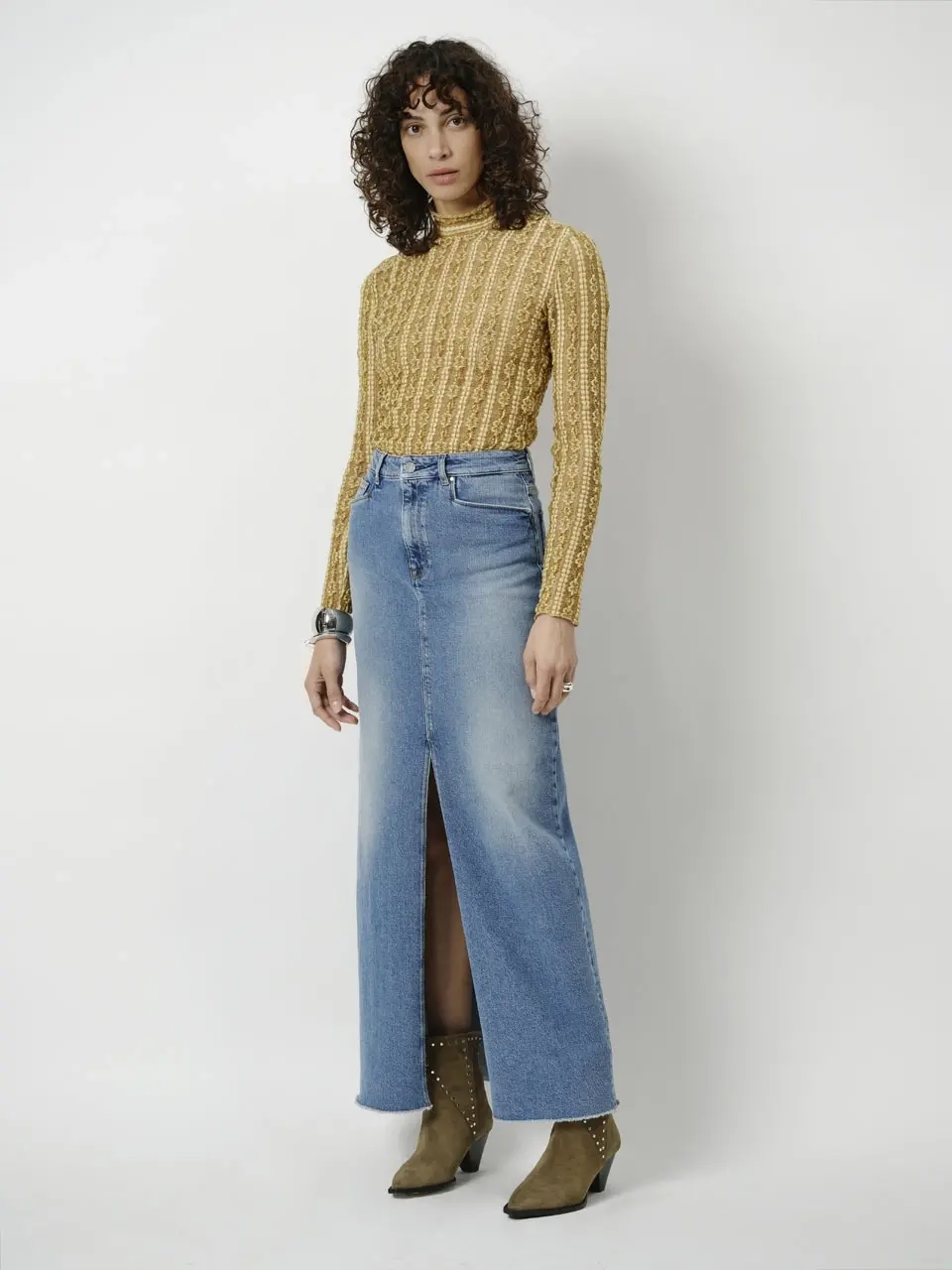 Dante 6 Kanten Longsleeve Geel